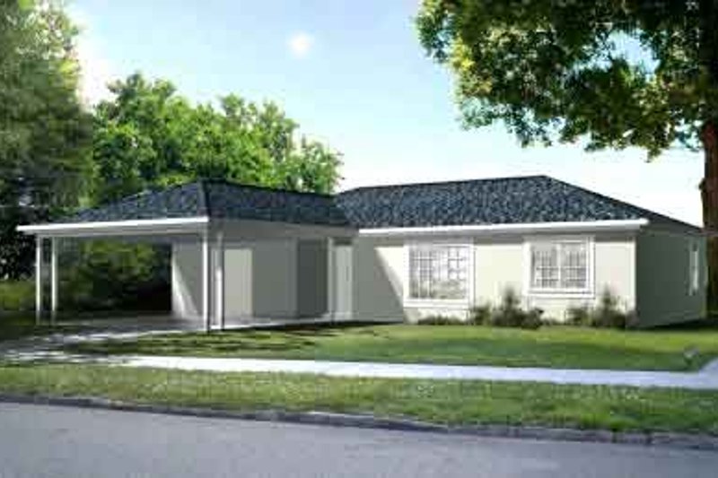 Dream House Plan - Traditional Exterior - Front Elevation Plan #1-1067
