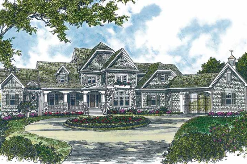 Dream House Plan - Craftsman Exterior - Front Elevation Plan #453-322