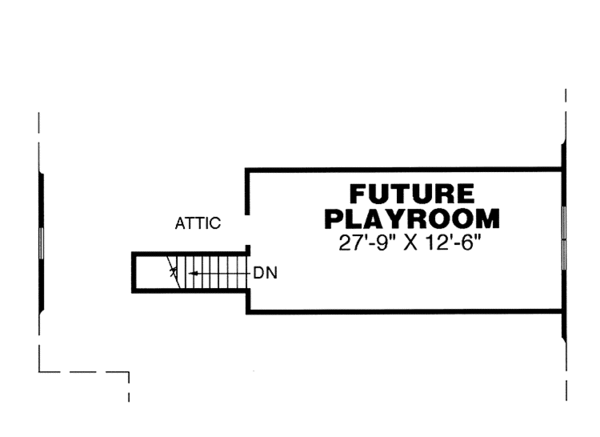 Dream House Plan - Country Floor Plan - Upper Floor Plan #34-252
