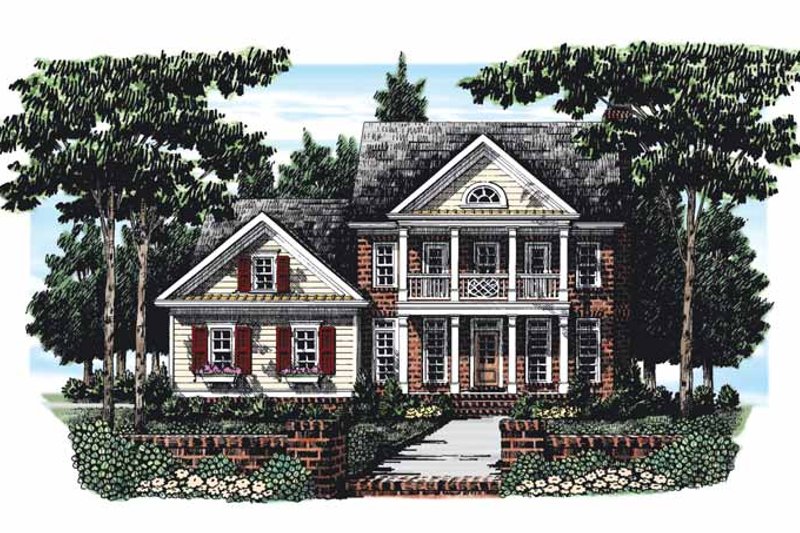 Dream House Plan - Classical Exterior - Front Elevation Plan #927-277