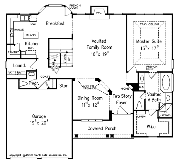 Dream House Plan - Country Floor Plan - Main Floor Plan #927-650