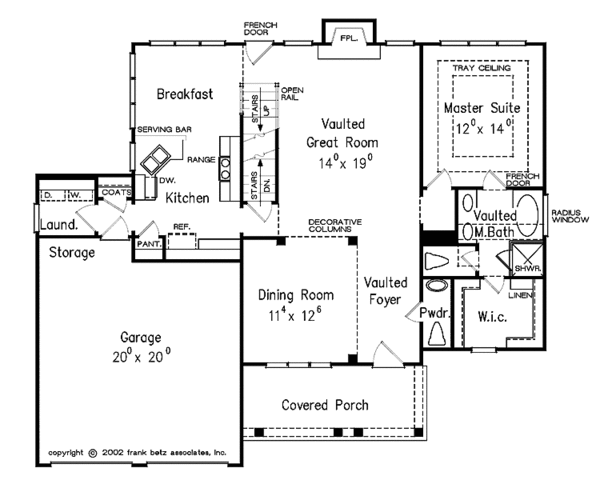 Dream House Plan - Country Floor Plan - Main Floor Plan #927-471