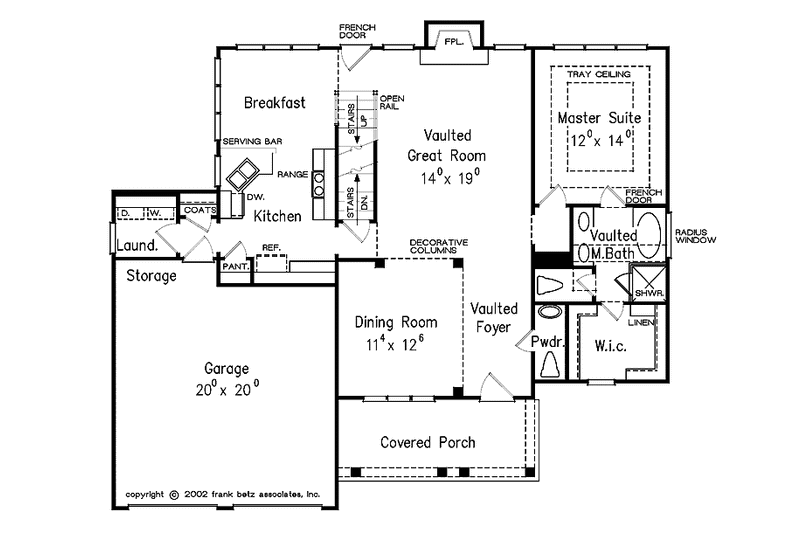 Home Plan - Floor Plan - Main Floor for Country House Plan #927-471 - 3 bed, 2.5 bath