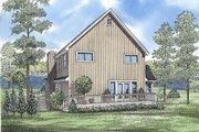 Cabin Style House Plan - 3 Beds 2.5 Baths 2054 Sq/Ft Plan #17-248 