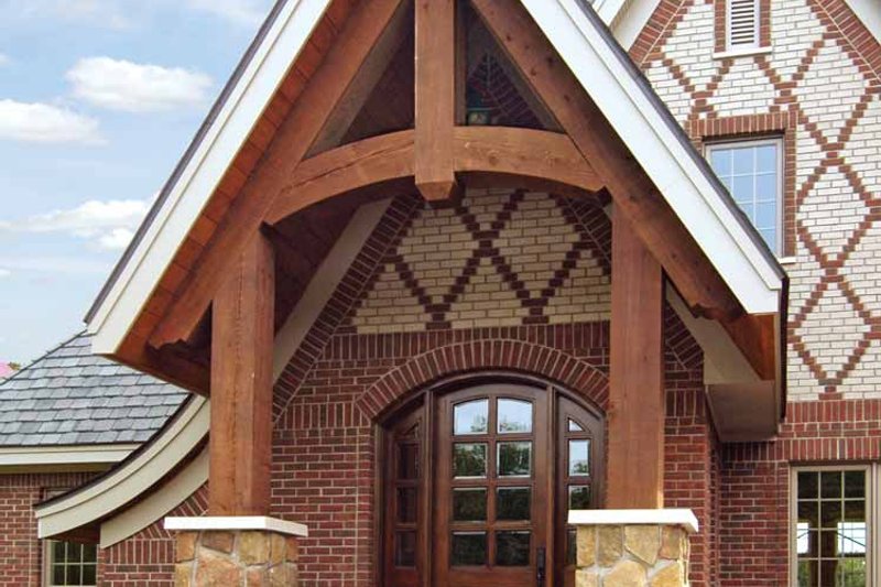 Home Plan - Exterior - Front Elevation 4 for European House Plan #928-28 - 4 bed, 4.5 bath