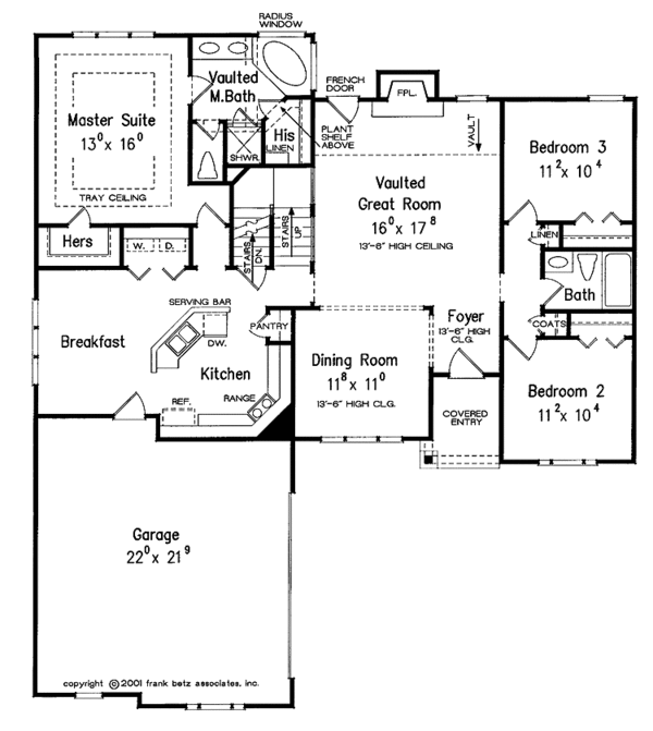 Dream House Plan - Traditional Floor Plan - Main Floor Plan #927-831