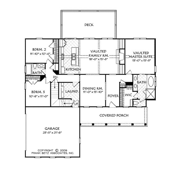 Home Plan - Colonial Floor Plan - Main Floor Plan #927-943