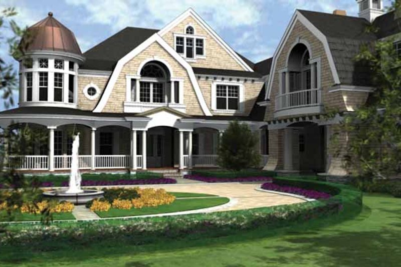 Dream House Plan - Exterior - Front Elevation 5 for Craftsman House Plan #132-353 - 4 bed, 5 bath