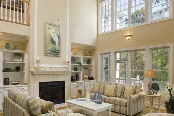 Interior - Family Room for Southern House Plan #930-123 - 3 bed, 3 bath