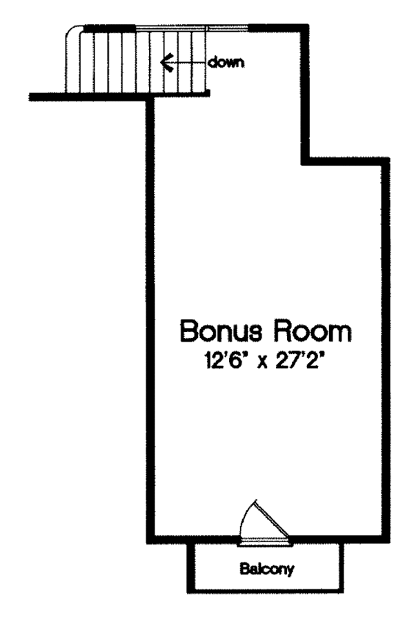 Home Plan - Country Floor Plan - Upper Floor Plan #417-585