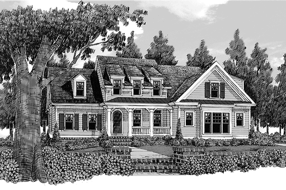 Exterior - Front Elevation 3 for Bungalow House Plan #927-419 - 4 bed, 4 bath