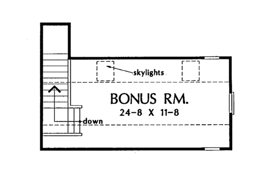 Floor Plan - Other Floor for Country House Plan #929-192 - 3 bed, 2 bath