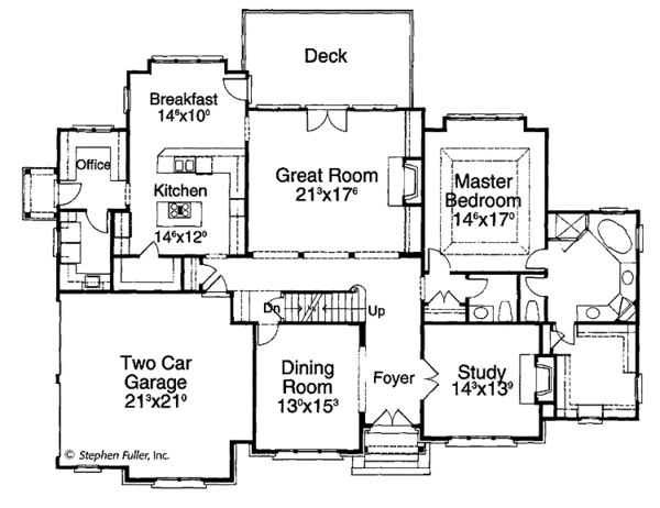 Home Plan - Country Floor Plan - Main Floor Plan #429-180