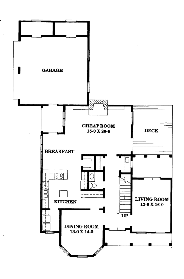 Home Plan - Victorian Floor Plan - Main Floor Plan #1047-23