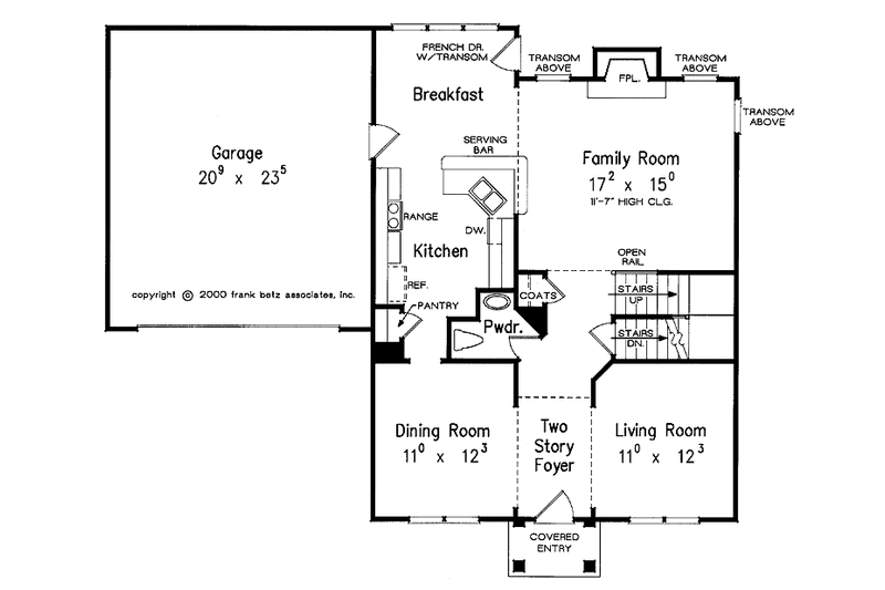 Home Plan - Floor Plan - Main Floor for Classical House Plan #927-614 - 4 bed, 2.5 bath