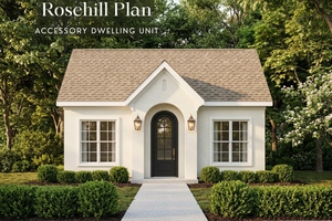 Home Plan - Exterior - Front Elevation for Country House Plan #1123-7 - 1 bed, 1 bath