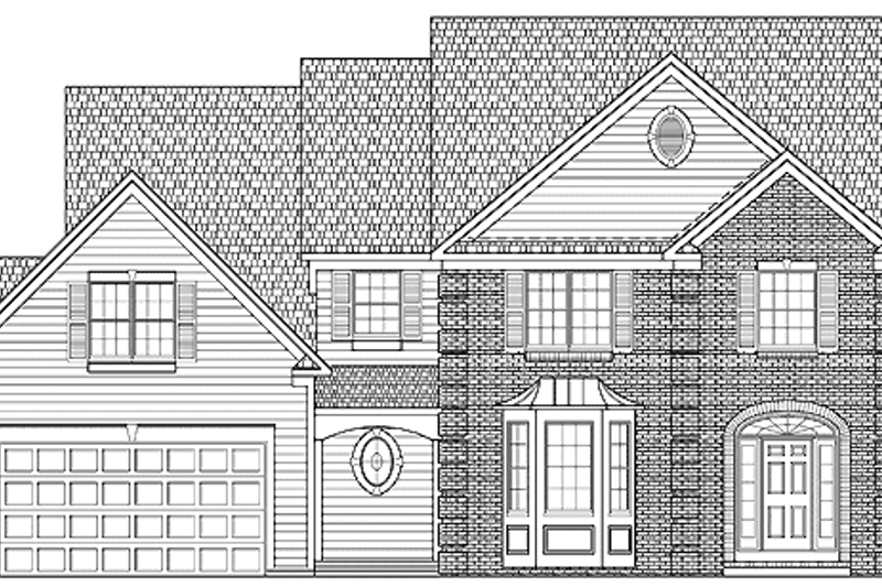 Dream House Plan - Traditional Exterior - Front Elevation Plan #328-326