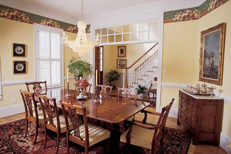House Blueprint - Interior - Dining Room for Classical House Plan #54-189 - 4 bed, 3.5 bath