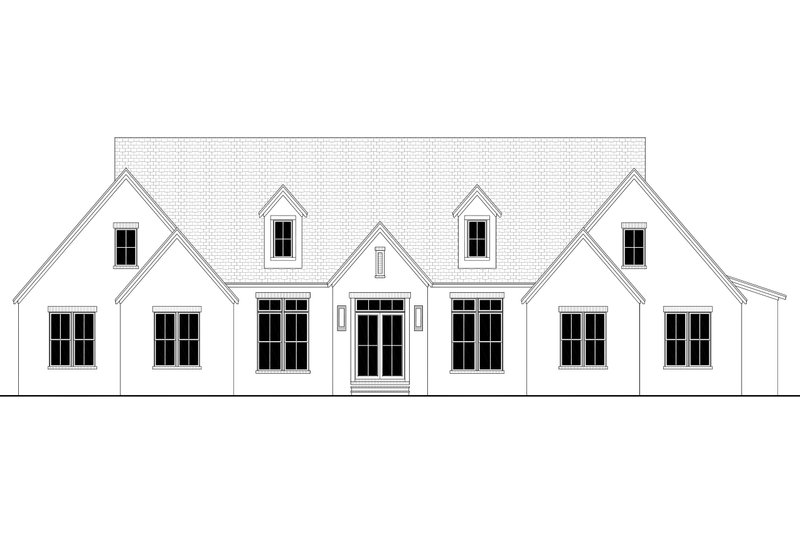 House Design - Exterior - Front Elevation 12 for Traditional House Plan #430-383 - 5 bed, 4.5 bath