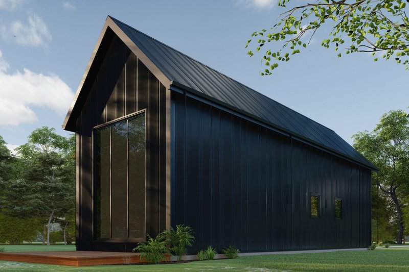 Architectural House Design - Exterior - Other Elevation 1 for Contemporary House Plan #1092-11 - 1 bed, 1 bath