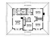 Country Style House Plan - 4 Beds 2.5 Baths 2420 Sq/Ft Plan #72-222 