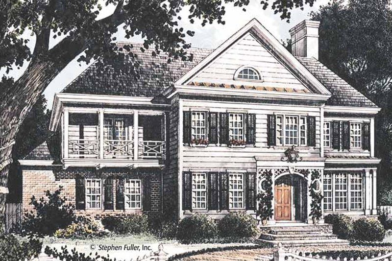 Home Plan - Country Exterior - Front Elevation Plan #429-362