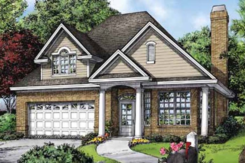 Home Plan - Exterior - Front Elevation 5 for Ranch House Plan #929-866 - 3 bed, 2.5 bath