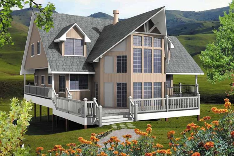 House Design - European Exterior - Front Elevation Plan #118-155