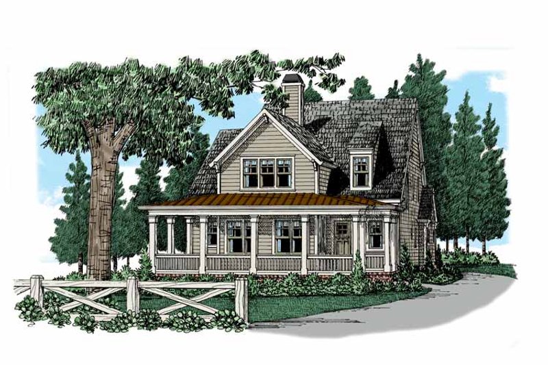 Home Plan - Exterior - Front Elevation 3 for Colonial House Plan #927-944 - 3 bed, 2.5 bath