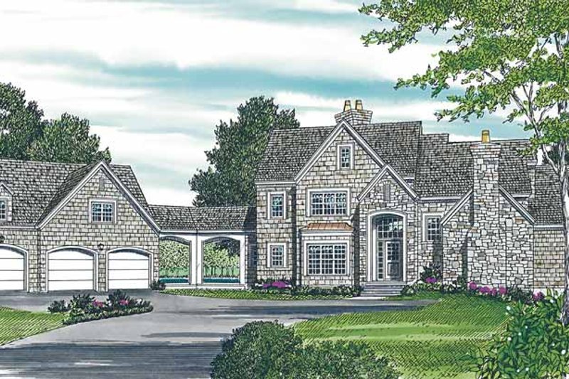 Home Plan - Country Exterior - Front Elevation Plan #453-231