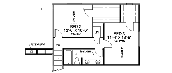 Dream House Plan - Traditional Floor Plan - Upper Floor Plan #60-182