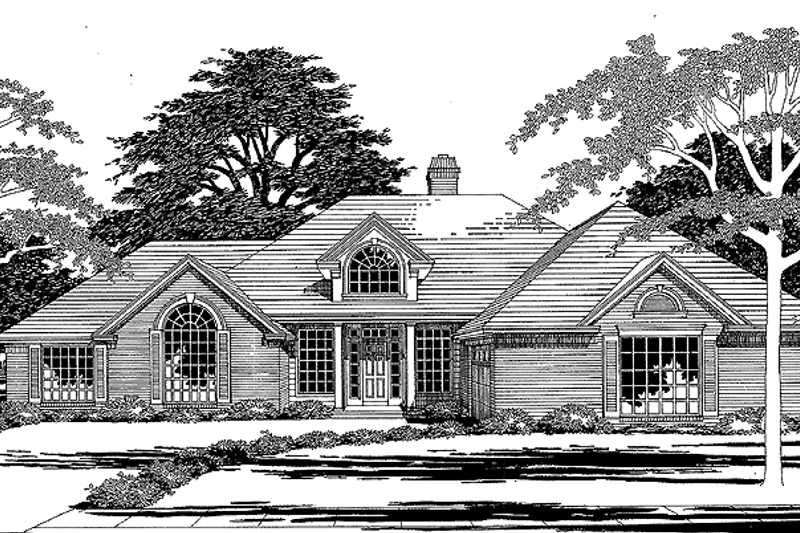 Home Plan - Traditional Exterior - Front Elevation Plan #472-118
