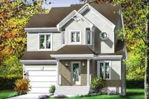 Traditional Exterior - Front Elevation Plan #25-235