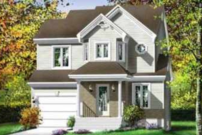 Traditional Style House Plan - 3 Beds 1.5 Baths 1401 Sq/Ft Plan #25-235