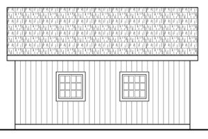 Exterior - Other Elevation for Traditional House Plan #124-1040, 0 bath