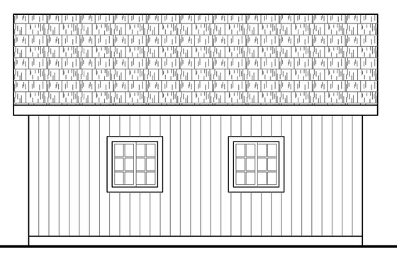 Exterior - Other Elevation for Traditional House Plan #124-1040, 0 bath