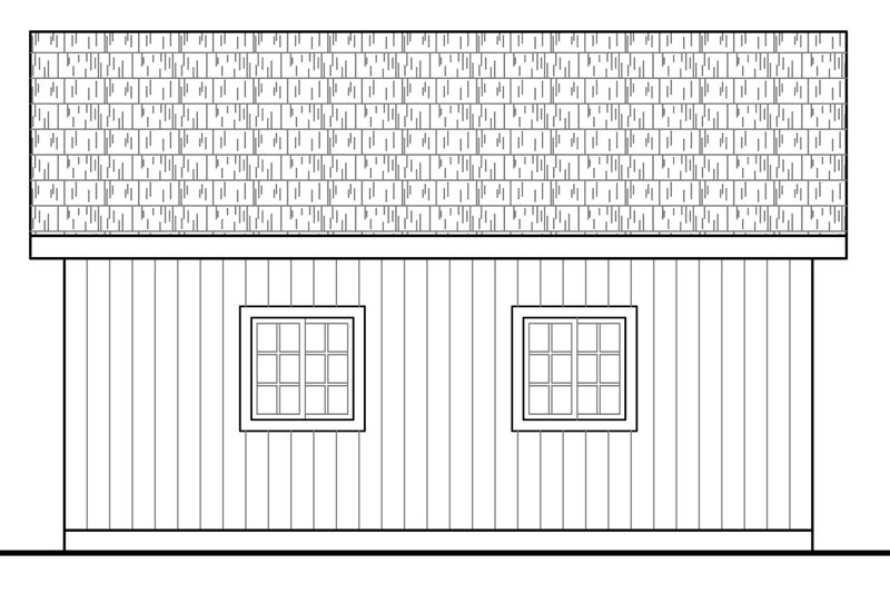 House Plan Design - Exterior - Other Elevation for Traditional House Plan #124-1040, 0 bath