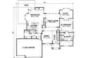 Traditional Style House Plan - 4 Beds 3.5 Baths 3315 Sq/Ft Plan #67-434 
