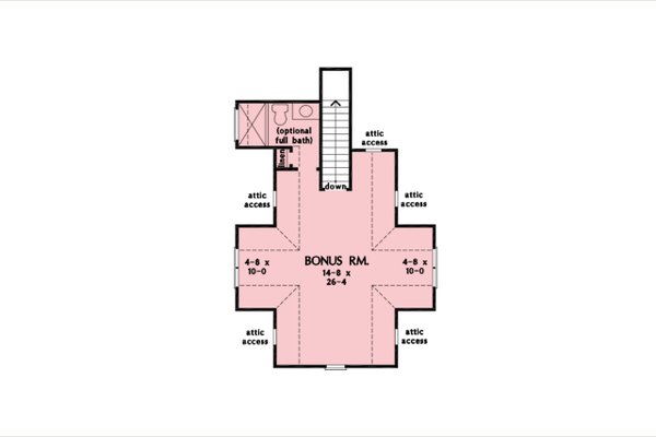 Ranch Floor Plan - Other Floor Plan #929-1164
