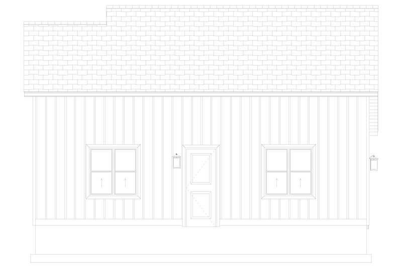 Architectural House Design - Exterior - Other Elevation 2 for Traditional House Plan #1060-277, 0 bath