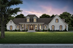 Dream House Plan - Country Exterior - Front Elevation Plan #430-135