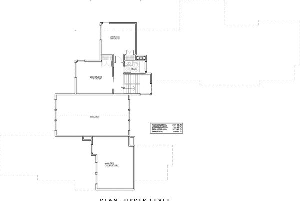 Architectural House Design - Contemporary Floor Plan - Upper Floor Plan #892-15