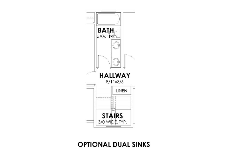 Home Plan - Floor Plan - Other Floor for Farmhouse House Plan #1105-2 - 2 bed, 1 bath
