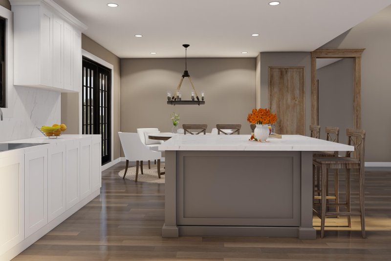 Architectural House Design - Interior - Kitchen 1 for Country House Plan #17-2612 - 3 bed, 2 bath