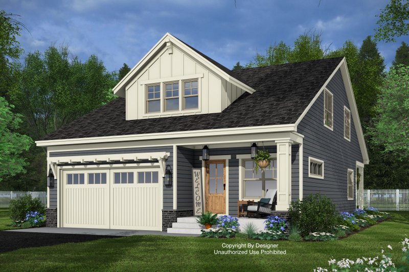 Home Plan - Exterior - Front Elevation 6 for Craftsman House Plan #51-1553 - 5 bed, 4 bath