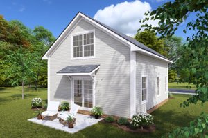 Exterior - Other Elevation 2 for Cottage House Plan #513-2243 - 1 bed, 1 bath