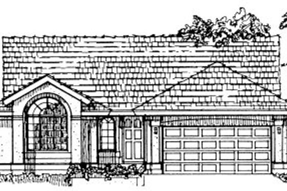 Exterior - Other Elevation 1 for Traditional House Plan #47-572 - 3 bed, 2 bath
