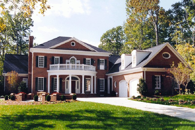 Dream House Plan - Southern Exterior - Front Elevation Plan #137-195