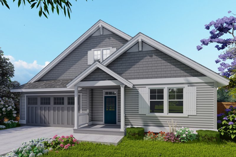 Home Plan - Craftsman Exterior - Front Elevation Plan #53-718