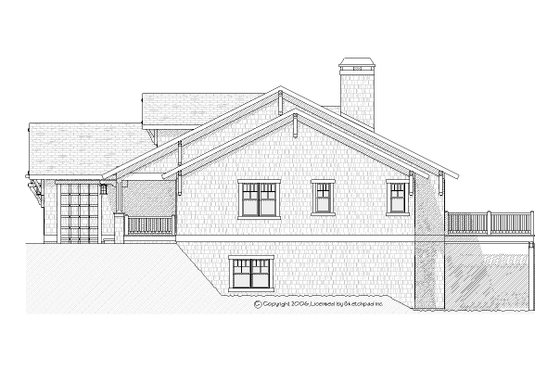Exterior - Other Elevation for Craftsman House Plan #901-16 - 3 bed, 2.5 bath